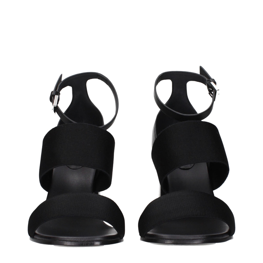 Elegant Fabric Platform Sandals