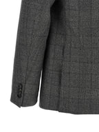 Gray Wool Flannel Two-Piece Suit