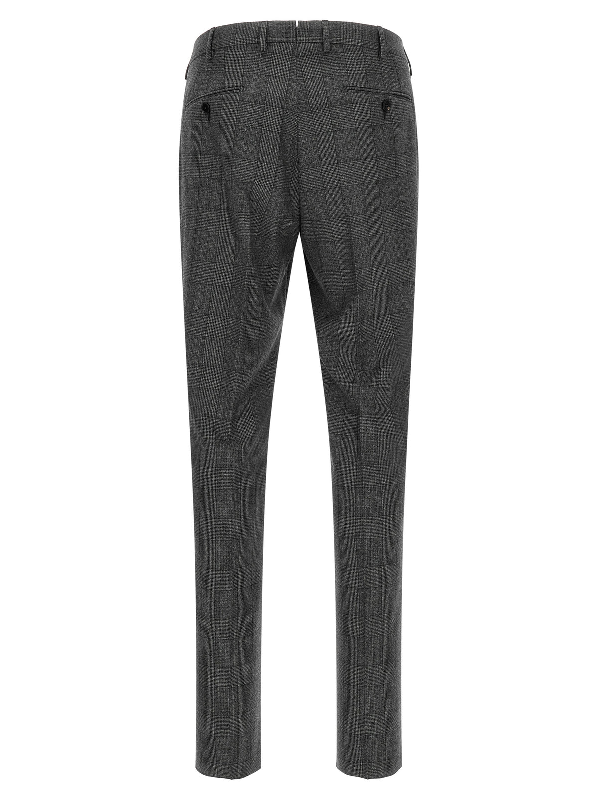 Gray Wool Flannel Two-Piece Suit