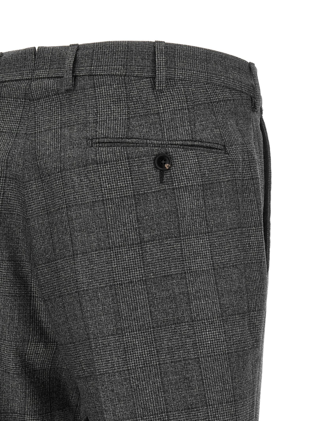 Gray Wool Flannel Two-Piece Suit