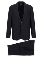 Midnight Blue Wool Two-Piece Suit