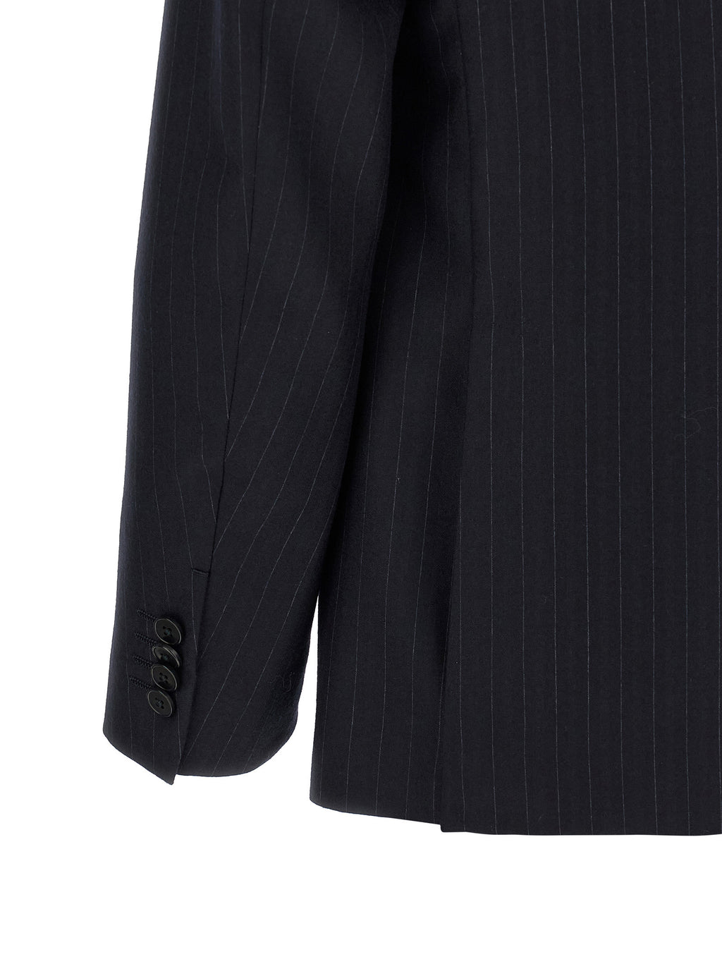 Midnight Blue Wool Two-Piece Suit