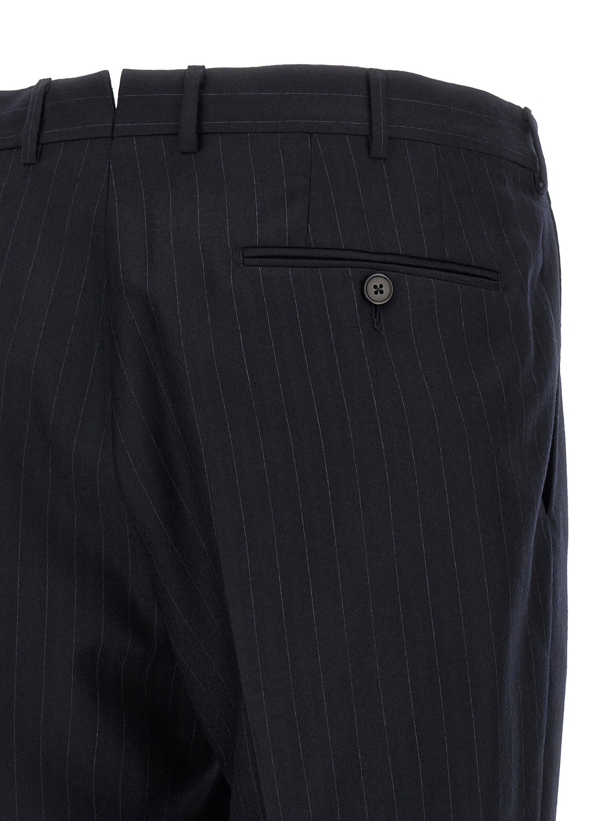 Midnight Blue Wool Two-Piece Suit