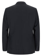 Pure Wool Two‑Piece Suit in Midnight Blue