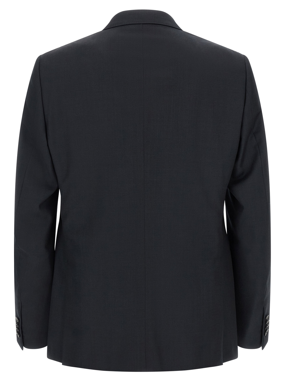 Pure Wool Two‑Piece Suit in Midnight Blue