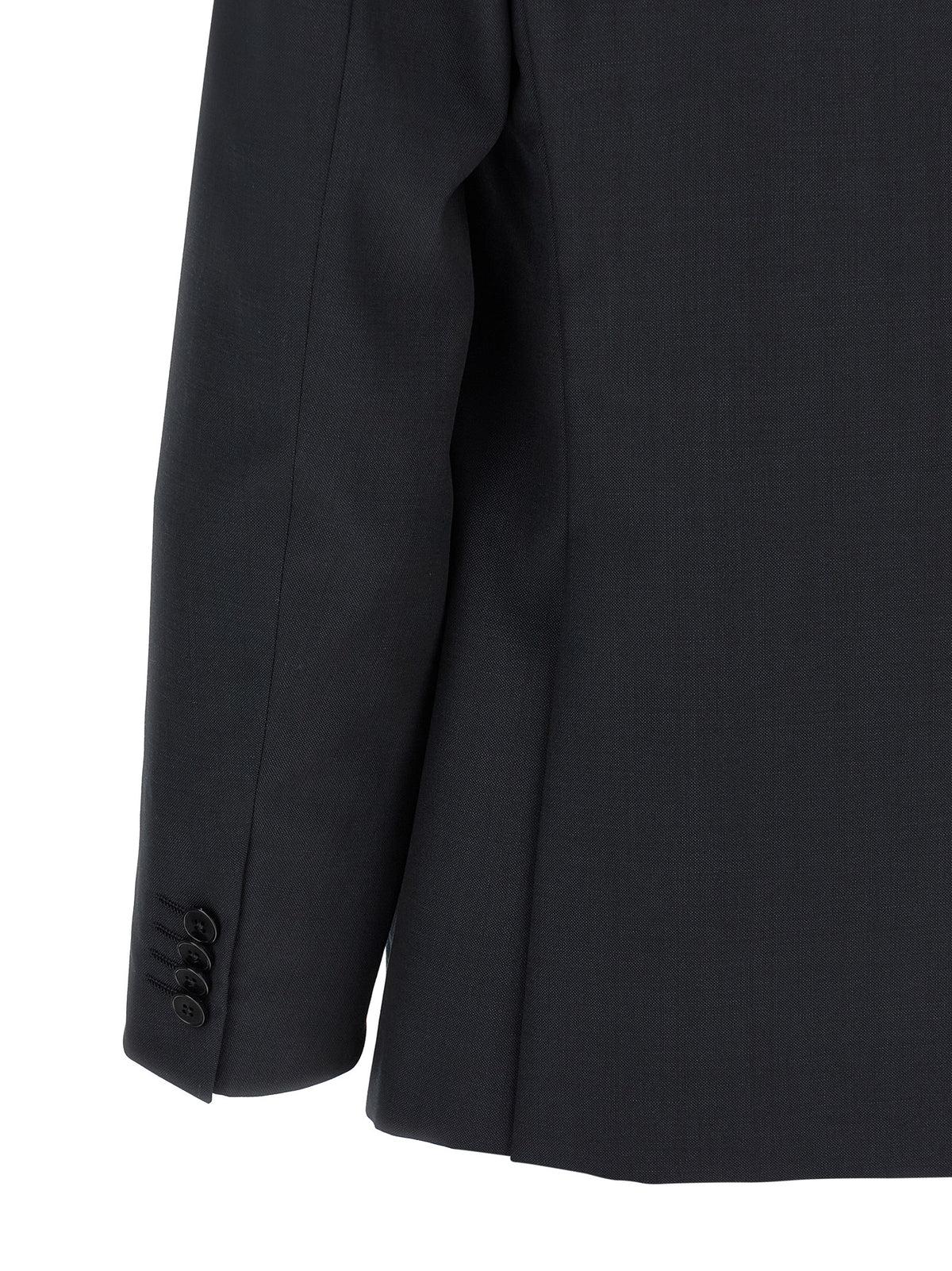 Pure Wool Two‑Piece Suit in Midnight Blue