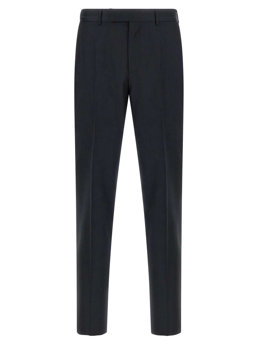 Pure Wool Two‑Piece Suit in Midnight Blue