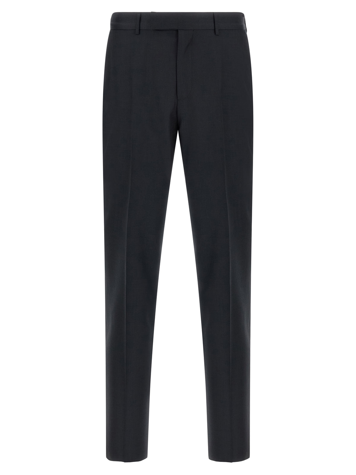 Pure Wool Two‑Piece Suit in Midnight Blue