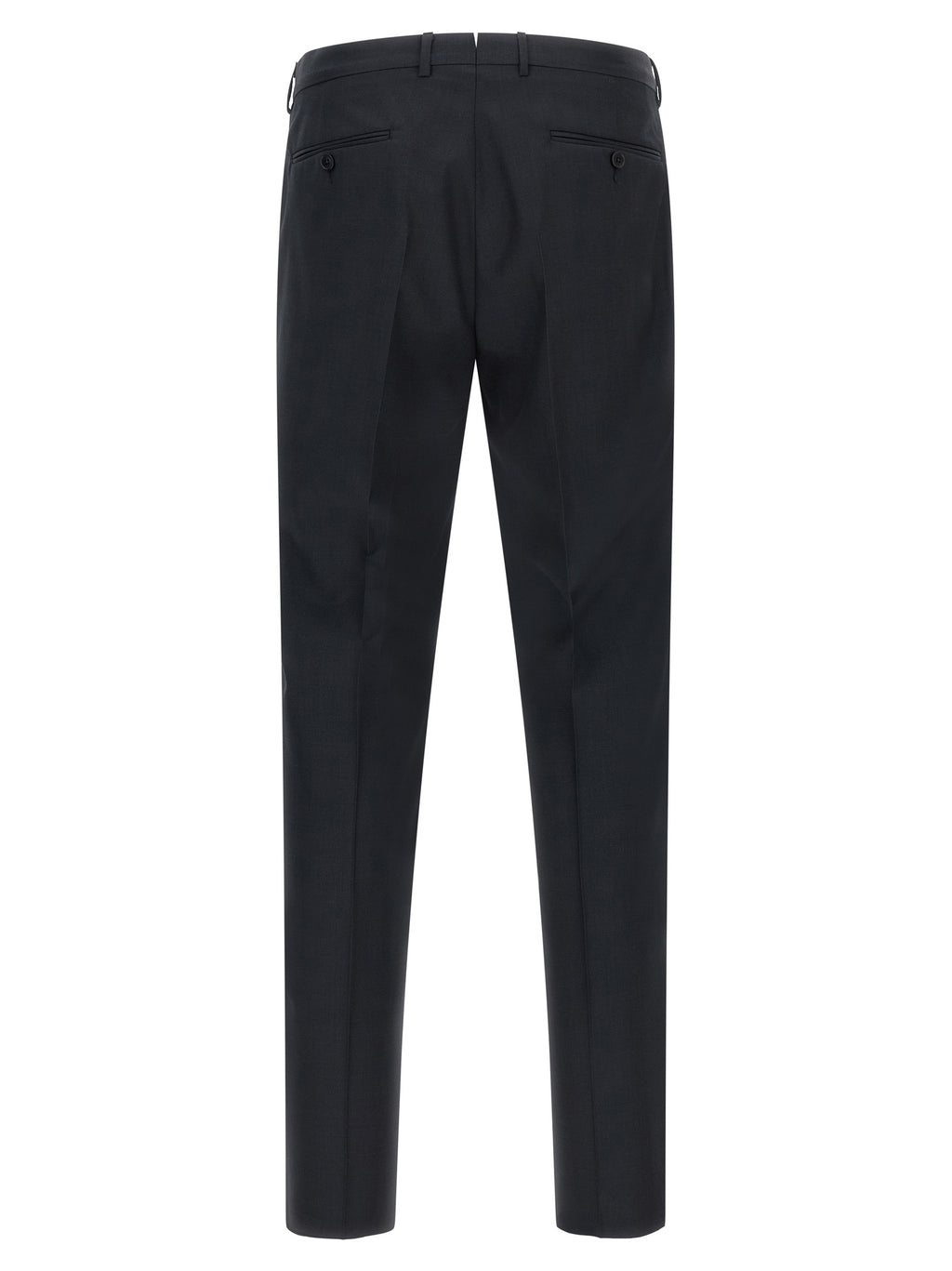 Pure Wool Two‑Piece Suit in Midnight Blue