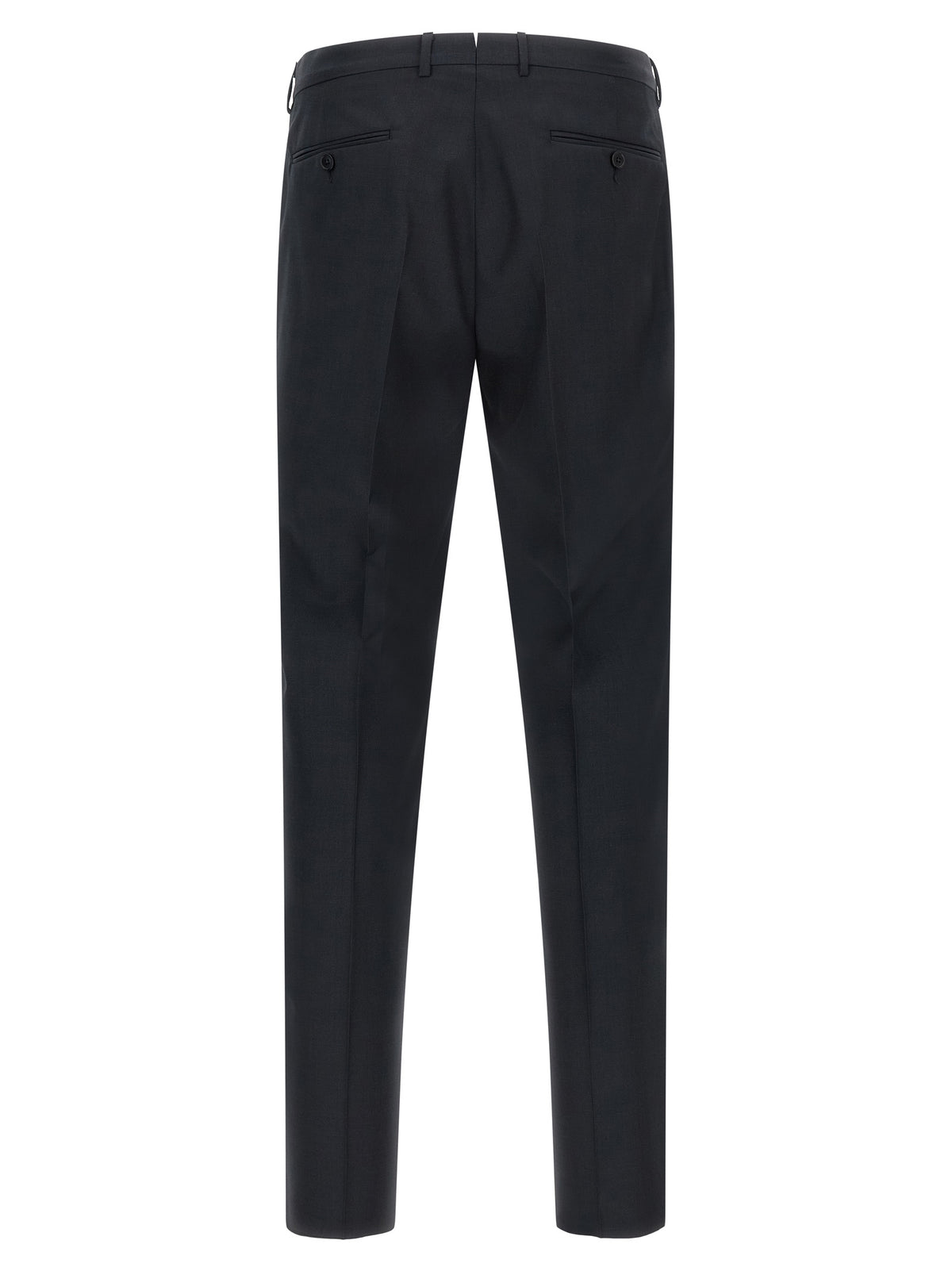 Pure Wool Two‑Piece Suit in Midnight Blue