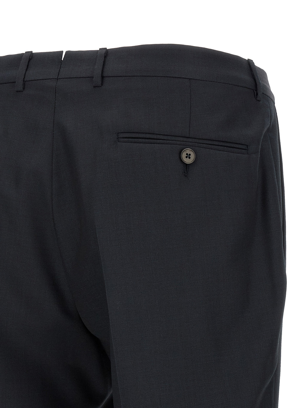 Pure Wool Two‑Piece Suit in Midnight Blue