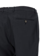 Pure Wool Two‑Piece Suit in Midnight Blue