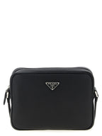 Black Calfskin Crossbody Bag