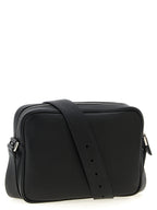 Black Calfskin Crossbody Bag