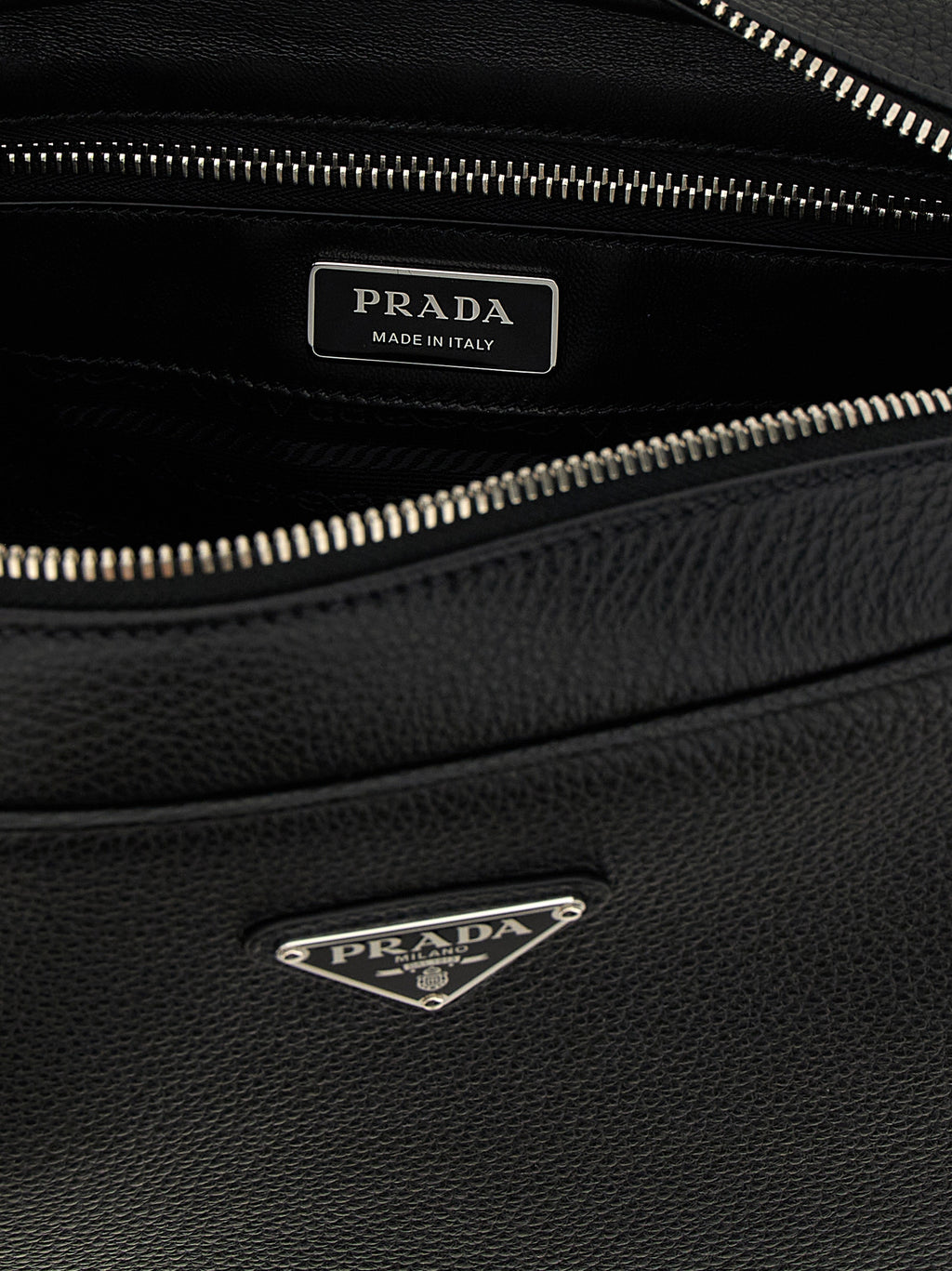 Black Calfskin Crossbody Bag