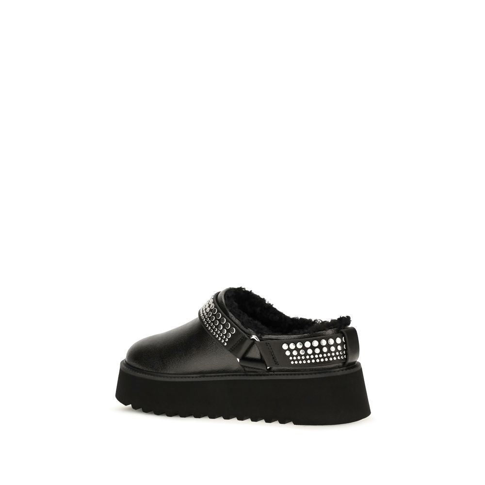 Martina Brushed Leather Ankle Boots
