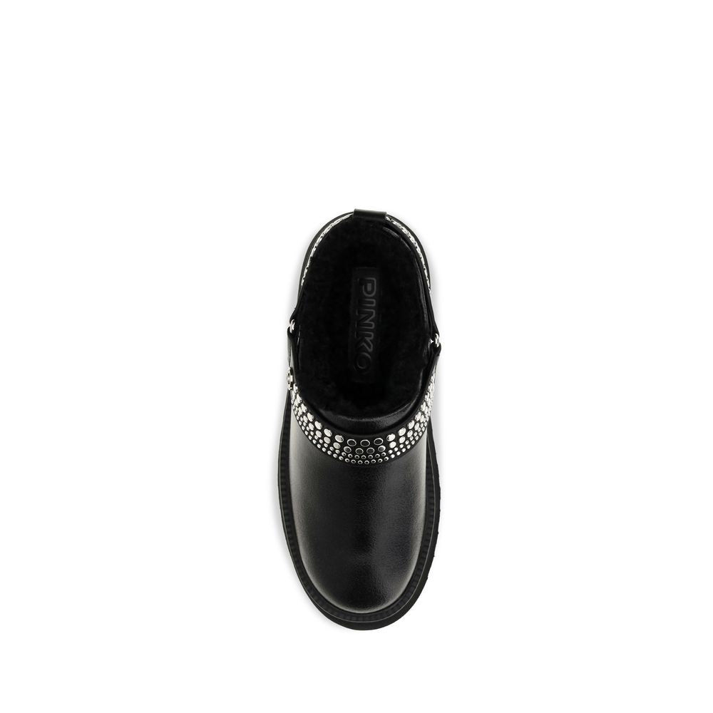 Martina Brushed Leather Ankle Boots