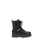 Calfskin Lace-Up Mid-Calf Boots