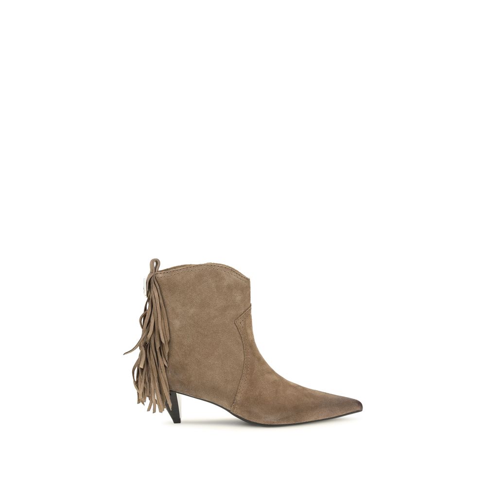 Suede Calf Leather Didi Ankle Boots