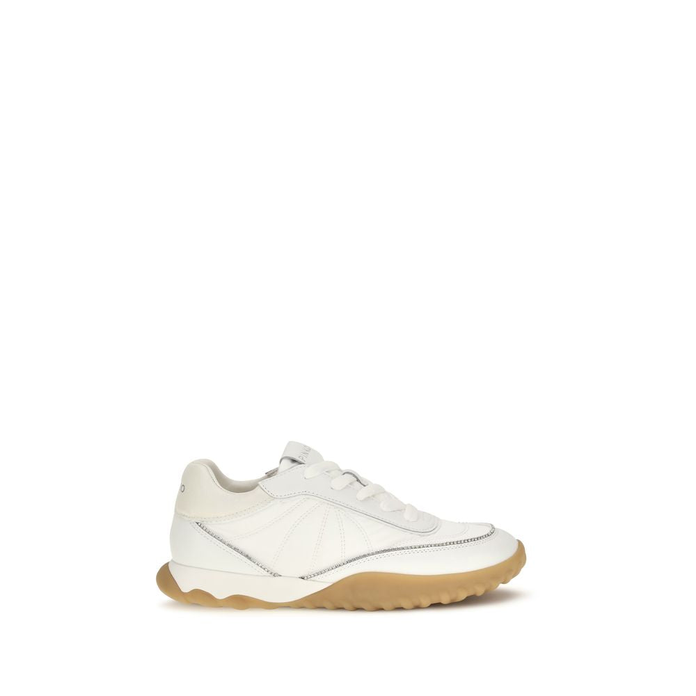 Suede and Fabric Gea Low Top Sneakers