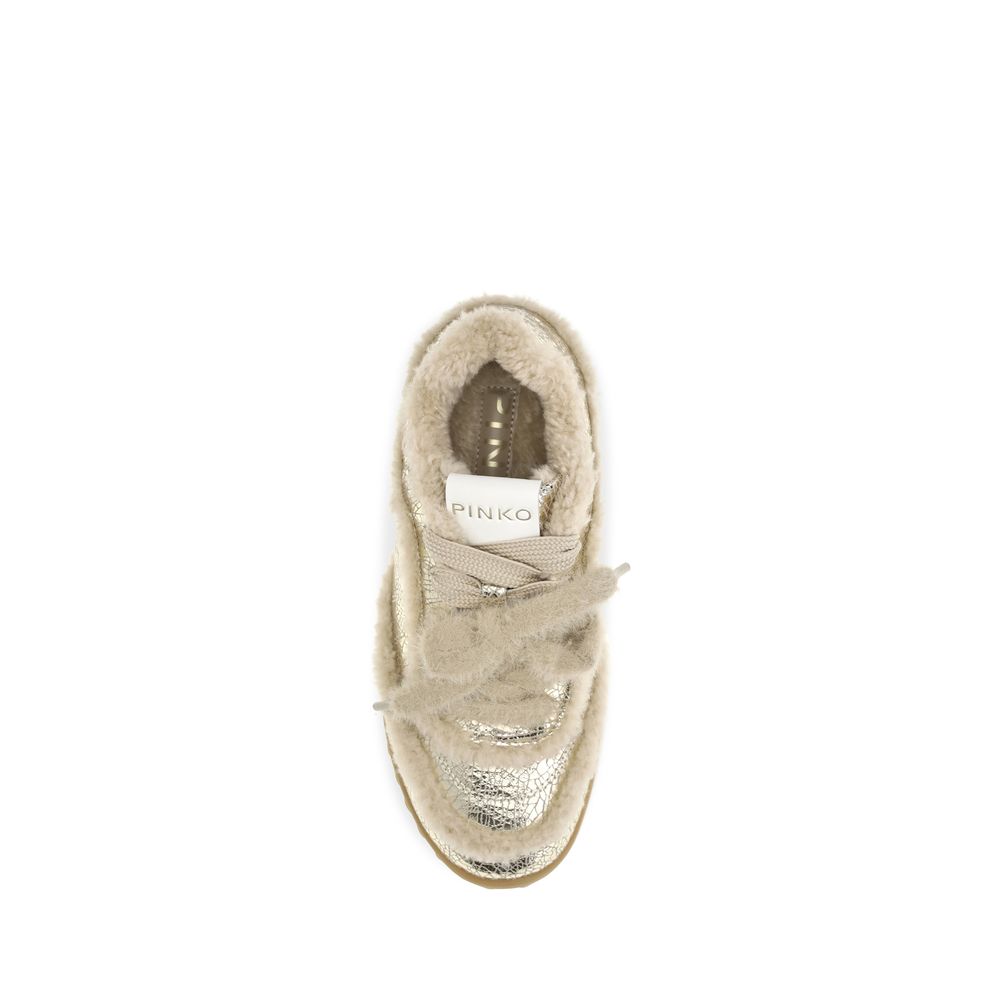 Gea Padded Calf Leather Sneakers