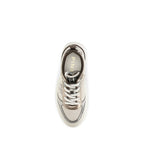 Beige Calfskin Alba Chunky Sneakers