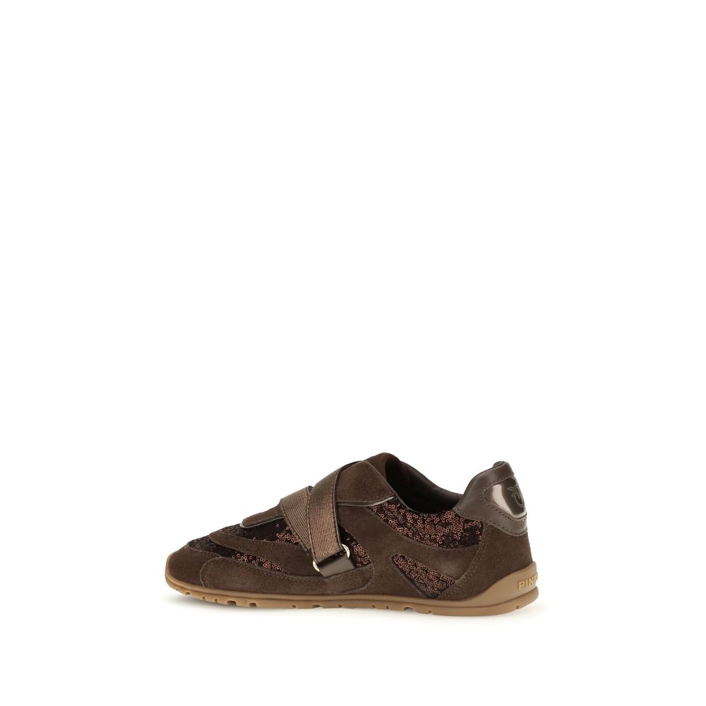 Brown Suede Yulia Sneakers