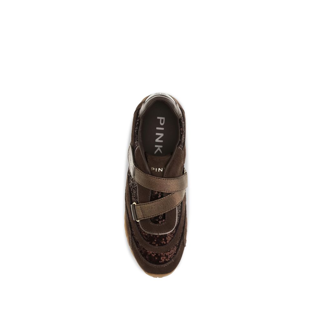 Brown Suede Yulia Sneakers