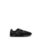 Yulia Black Suede Athletic Sneakers