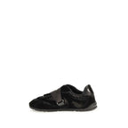 Yulia Black Suede Athletic Sneakers