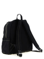 Medium Black Cotton George Backpack