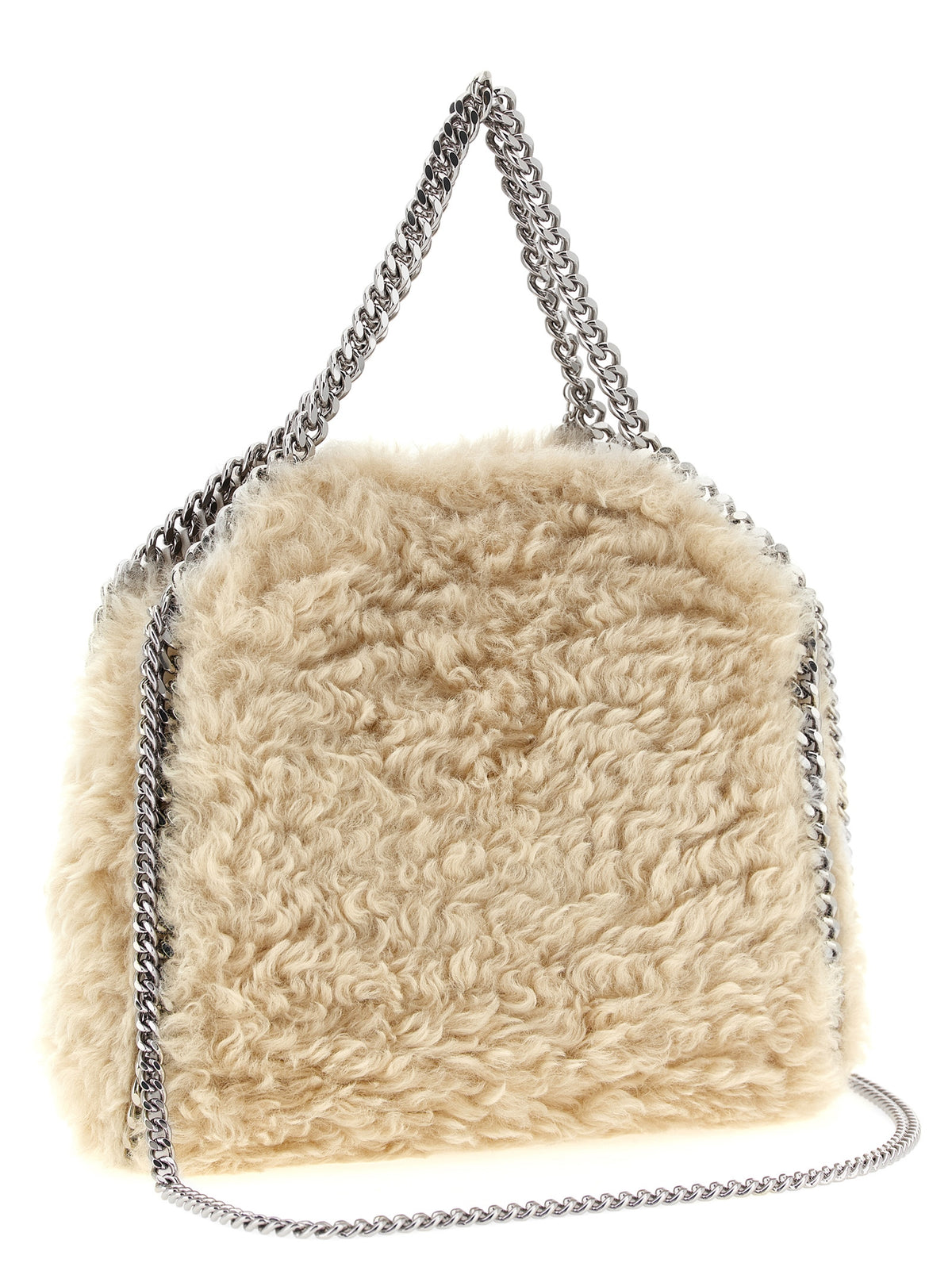 Mini Falabella Beige Polyester Handbag