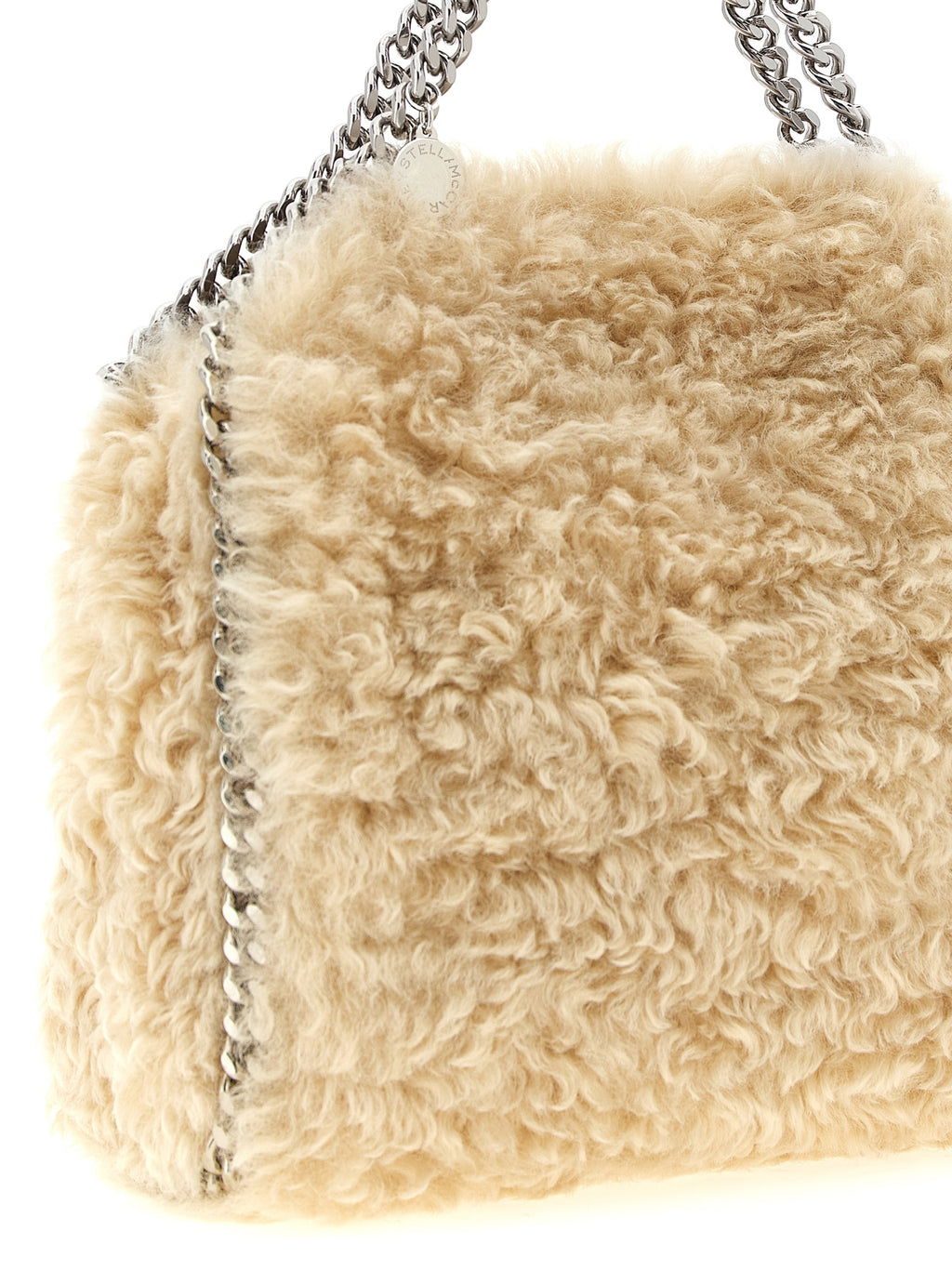Mini Falabella Beige Polyester Handbag