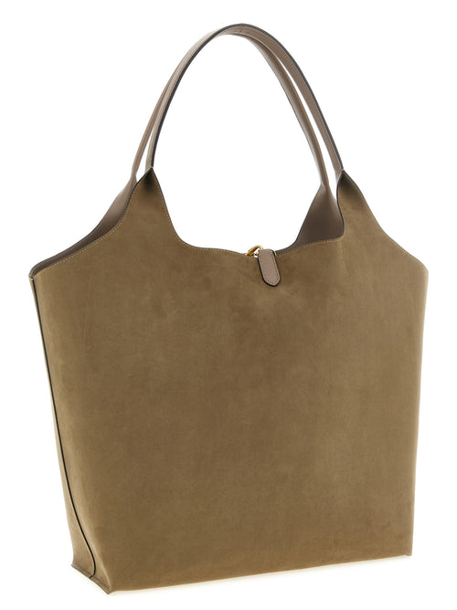 Gray Reversible Polyester Tote