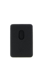 Black Calfskin Magnetic Card Holder
