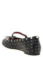 Lambskin Rockstud Ballet Flats