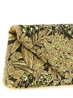 Floral Jacquard Envelope Clutch