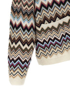 Oversized Multicolor Viscose Cardigan