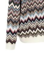 Oversized Multicolor Zigzag Viscose Polo
