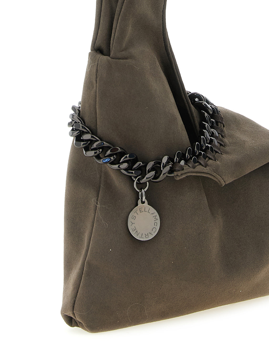 Dark Taupe Eco Suede Falabella Handbag