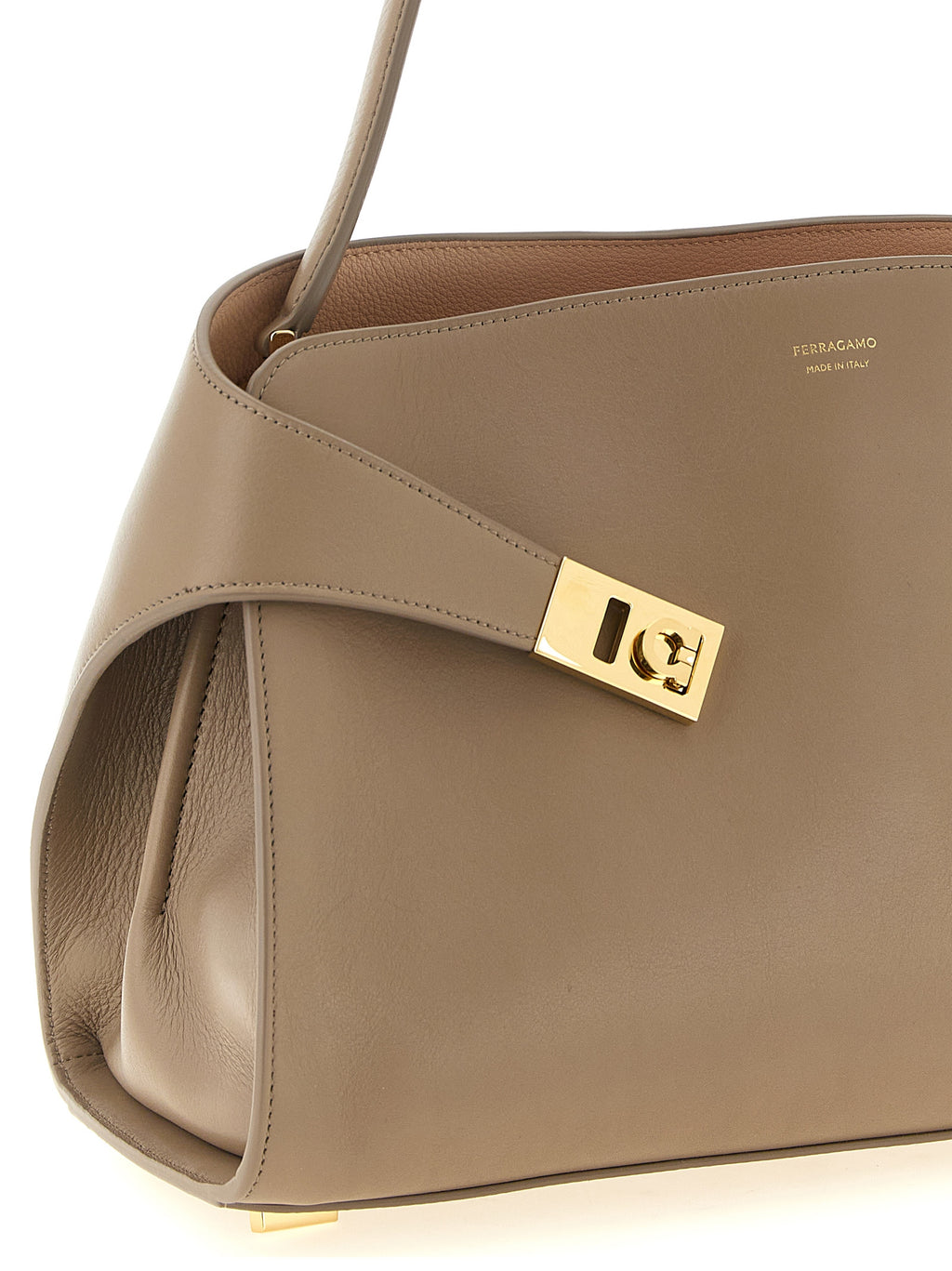 Calfskin Hug Soft Medium Shoulder Bag