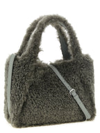 Gray Polyester Tote Bag