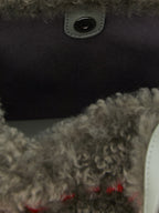 Gray Polyester Tote Bag
