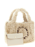 Beige Sustainable Polyester Tote Bag
