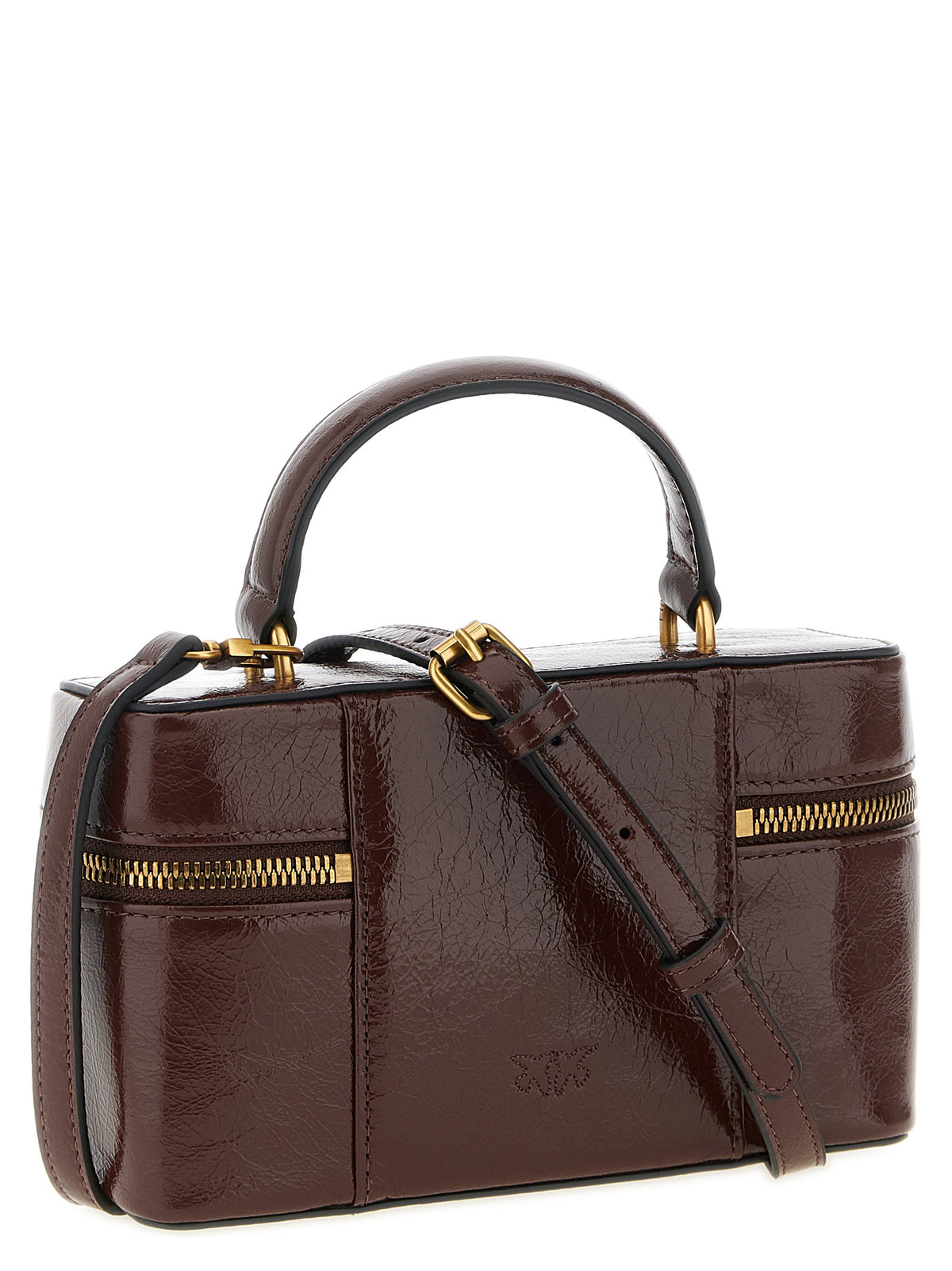 Mini Vanity Soft Calfskin Crossbody Bag
