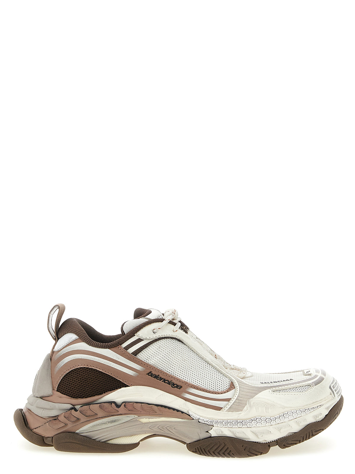 Brown Polyurethane Triple S.2 Sneakers