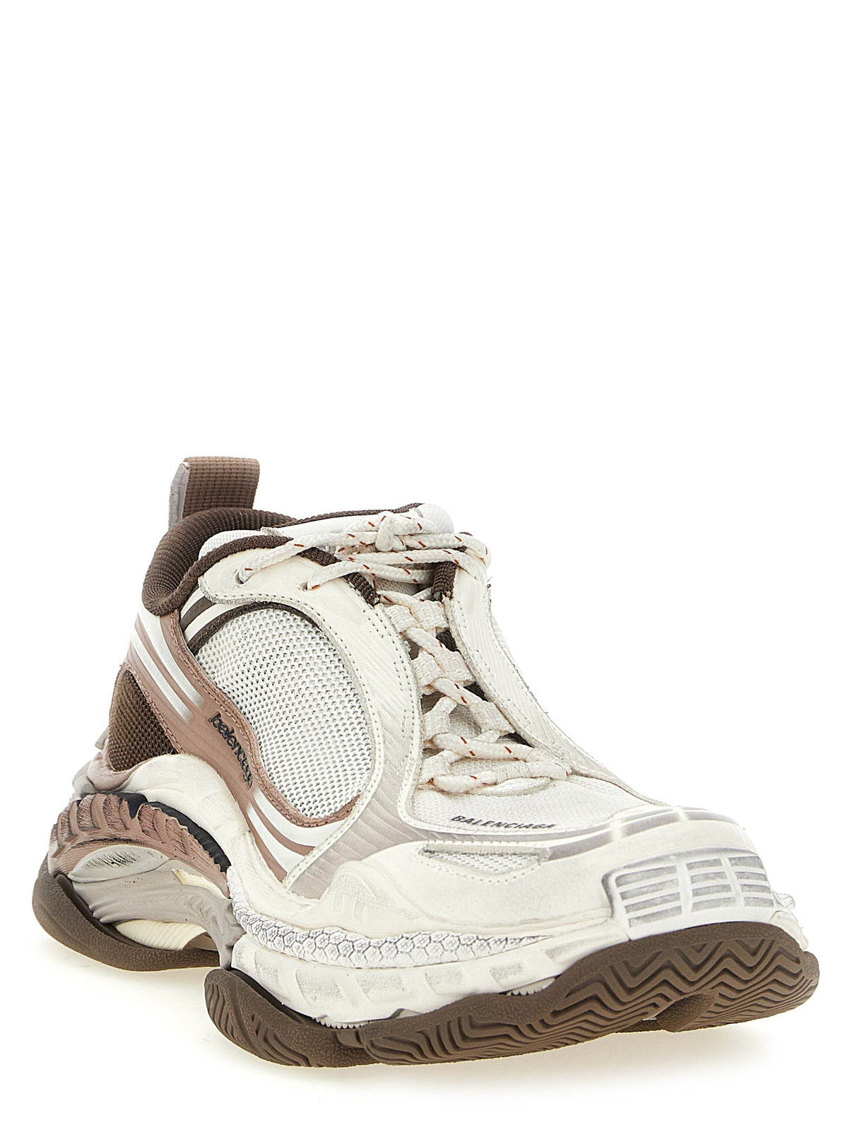 Brown Polyurethane Triple S.2 Sneakers