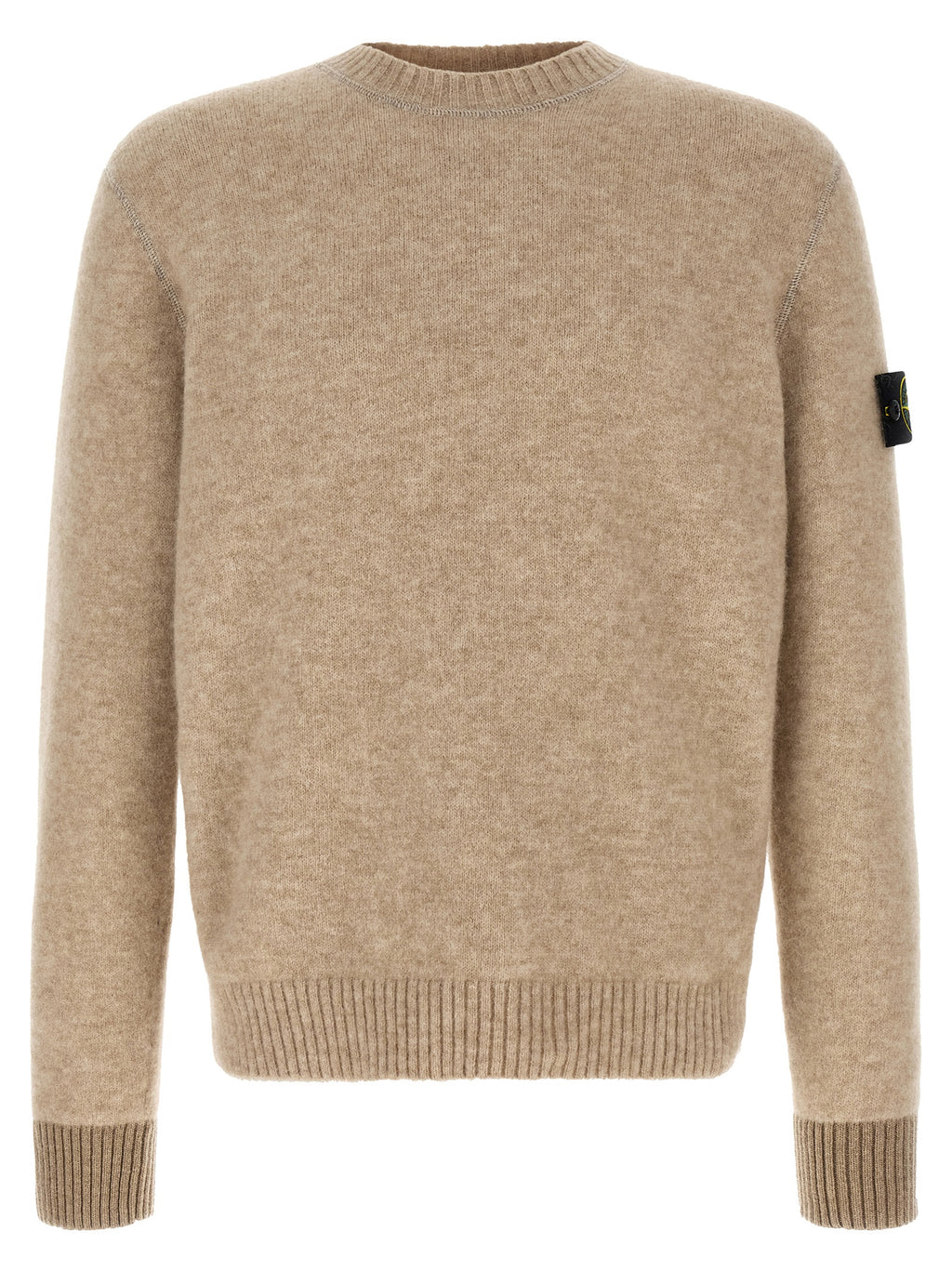 Alpaca Wool Blend Crew Neck Sweater