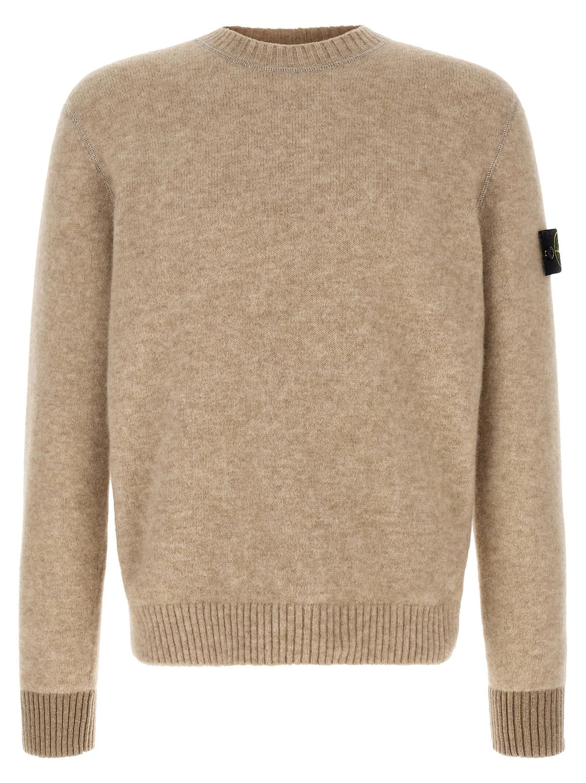 Alpaca Wool Blend Crew Neck Sweater