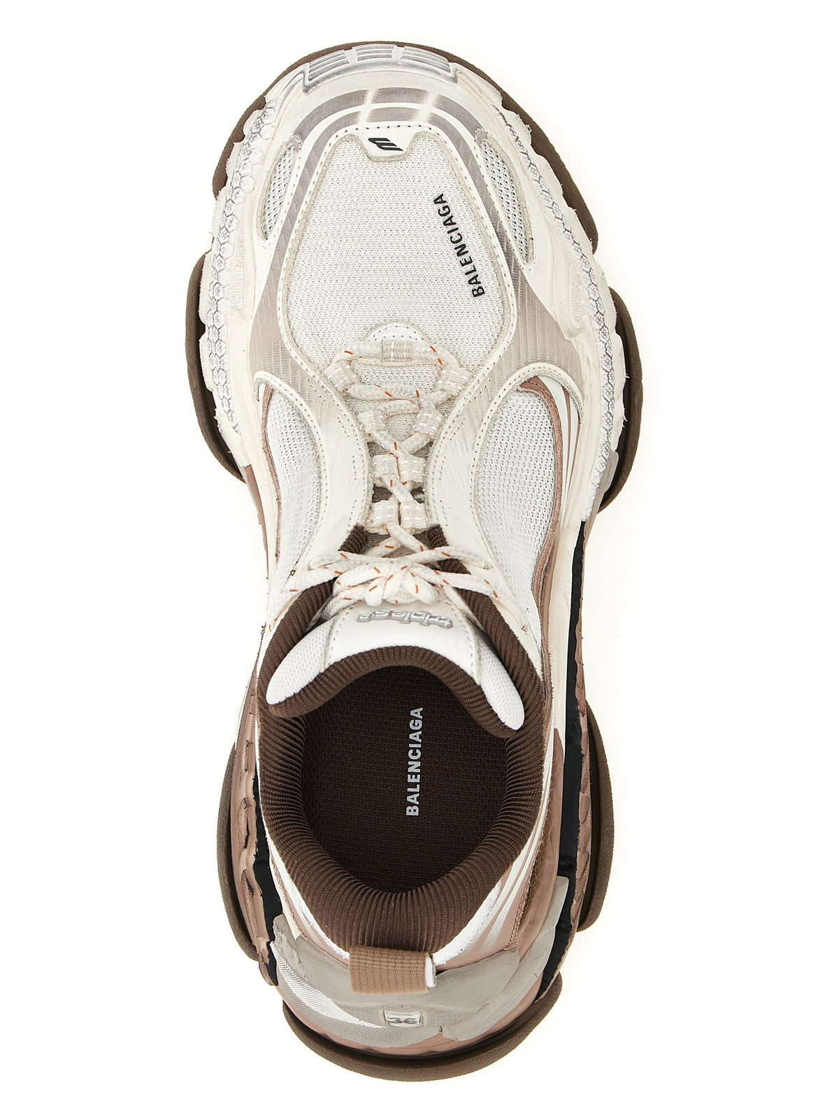 Brown Polyurethane Triple S.2 Sneakers